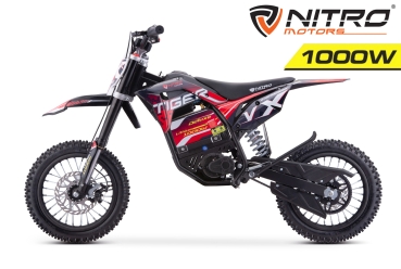 Preview: E-Cross Nitro Tiger 1000 Watt 36 Volt 13 Ah Lithiumakku 12Zoll Bereifung